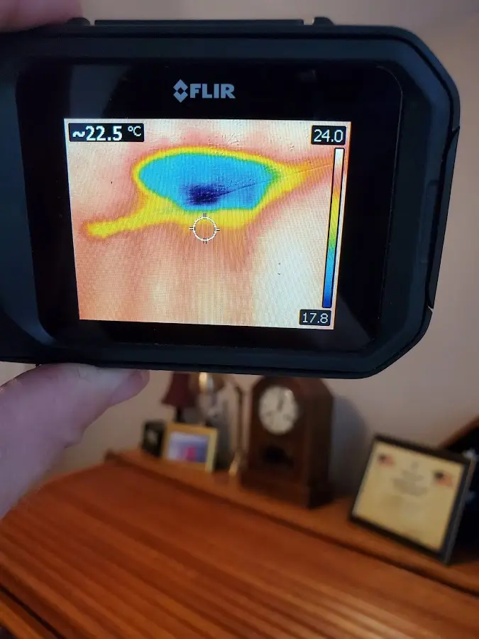 Thermal imaging inspection for water damage in River Ridge